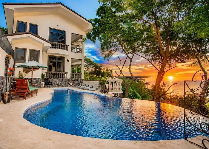 Casa De Rock-gated Villa-ocean & Marina Views-pool-casita-cart Villa Playa Flamingo